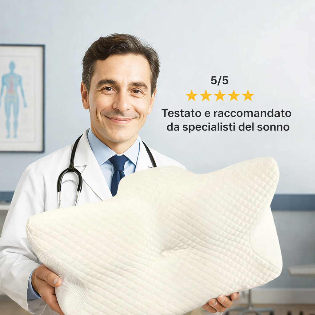 CerviCloud™ – Cuscino Ortopedico 2 in 1