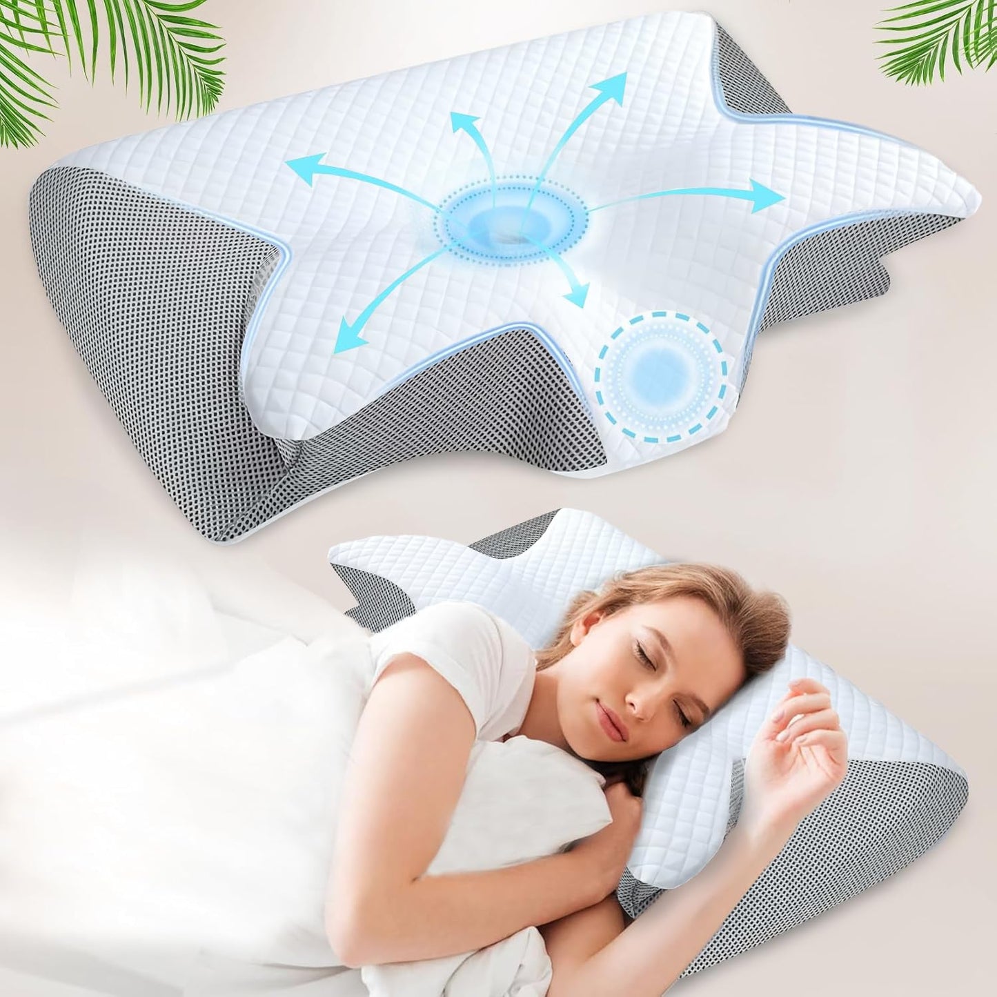 CerviCloud™ – Cuscino Ortopedico 2 in 1